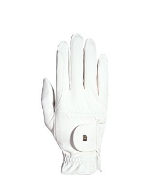 Roeckl Grip Gloves, Color: White, Size: 8.5