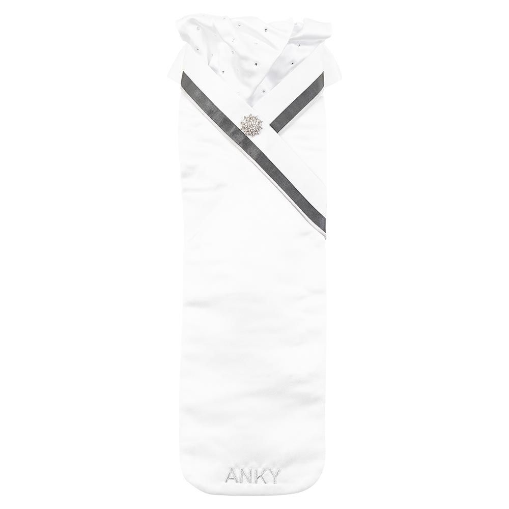 Anky Plastron Symphony C-Wear ATP22501, Color: White/Grey, Size: M