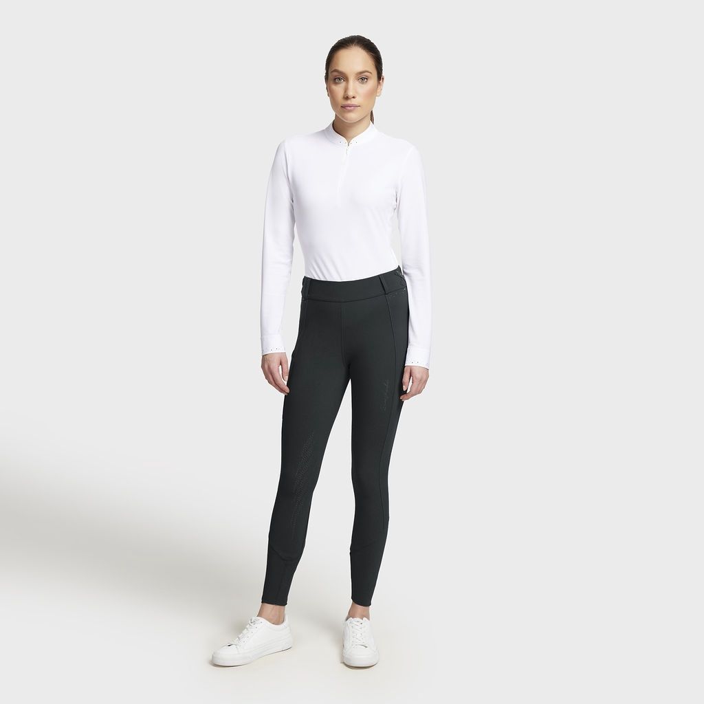 Samshield Tessa Full Grip Riding Breeches Ladies FW24, Color: Black, Size: XS