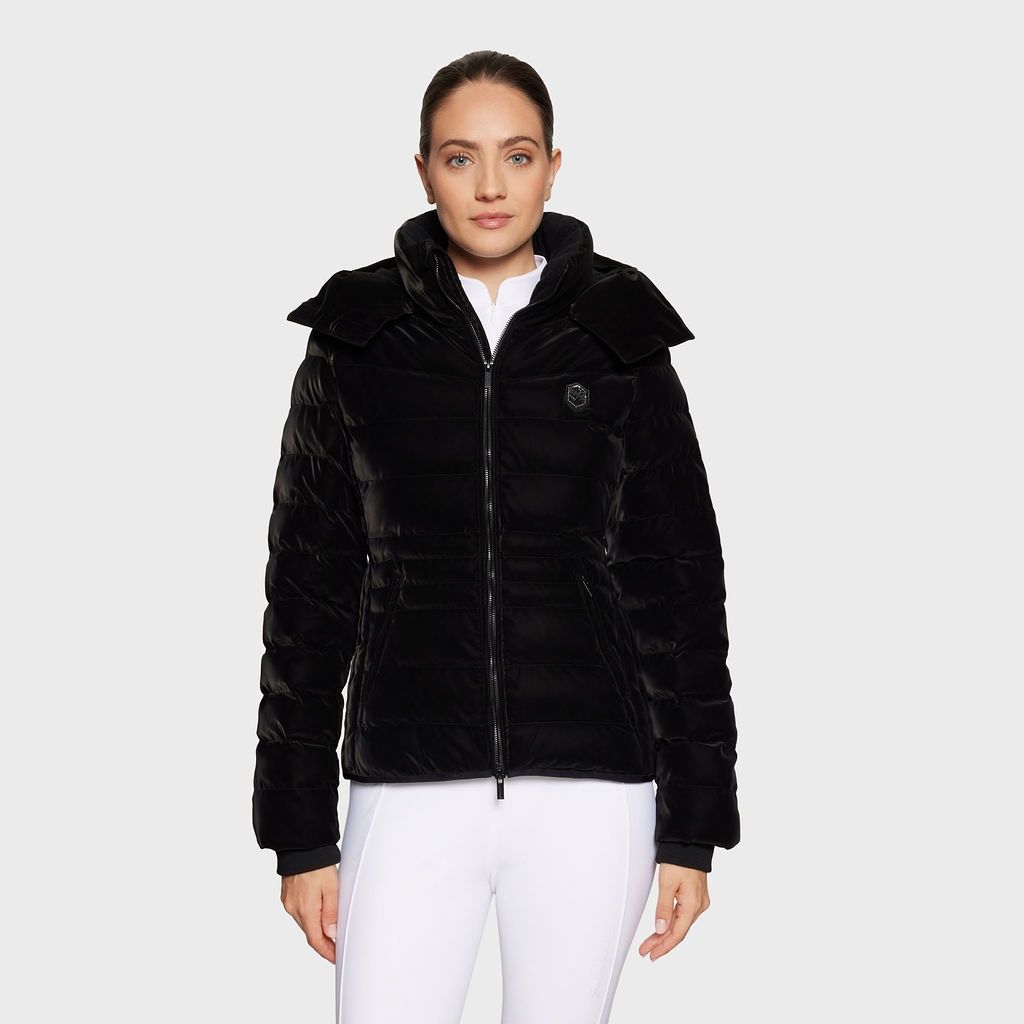 Courchevelour Puffer Jas Dames, Color: Black, Size: S