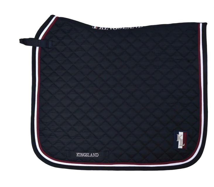 Kingsland Classic Saddle Pad, Color: Navy, Size: Dressage - Pony