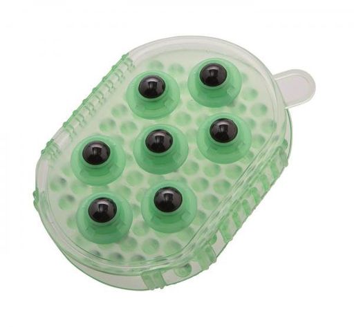 Busse Massage Rosbrush Super, Color: Green
