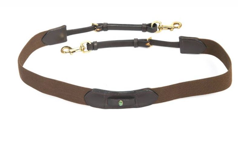 LJ Leathers Elastic Breast Strap, Color: Bruin, Size: Cob