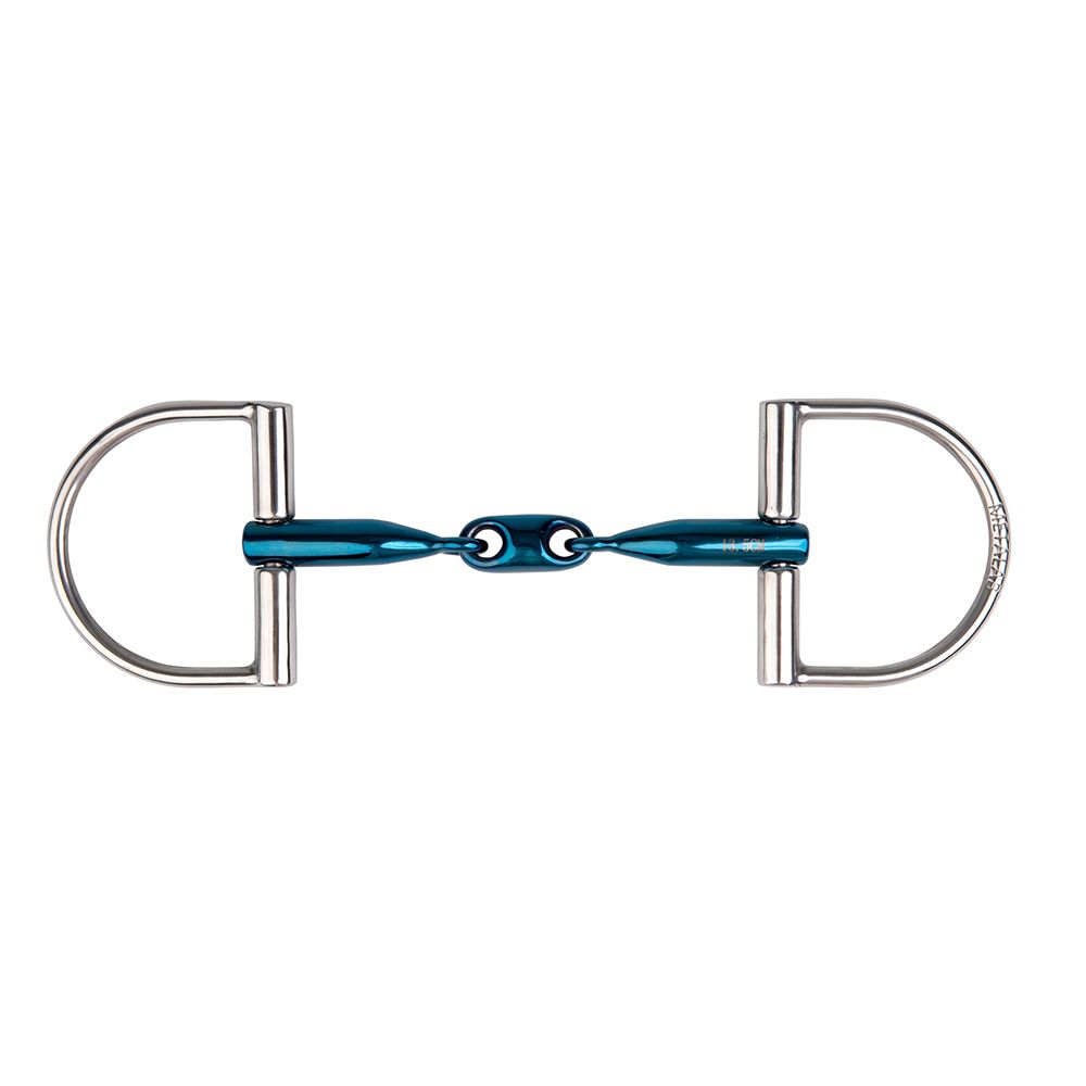 Metalab Eco Blue, Ringen: D-Ring - Dubbel Gebroken, Dikte: Bit - 14mm, Size: 13.5cm
