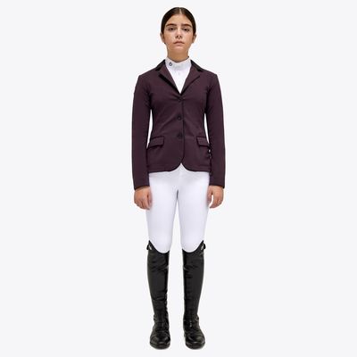 Cavalleria Toscana Mädchen Gp Young Rider Jacke Dunkel Lila (3A00)
