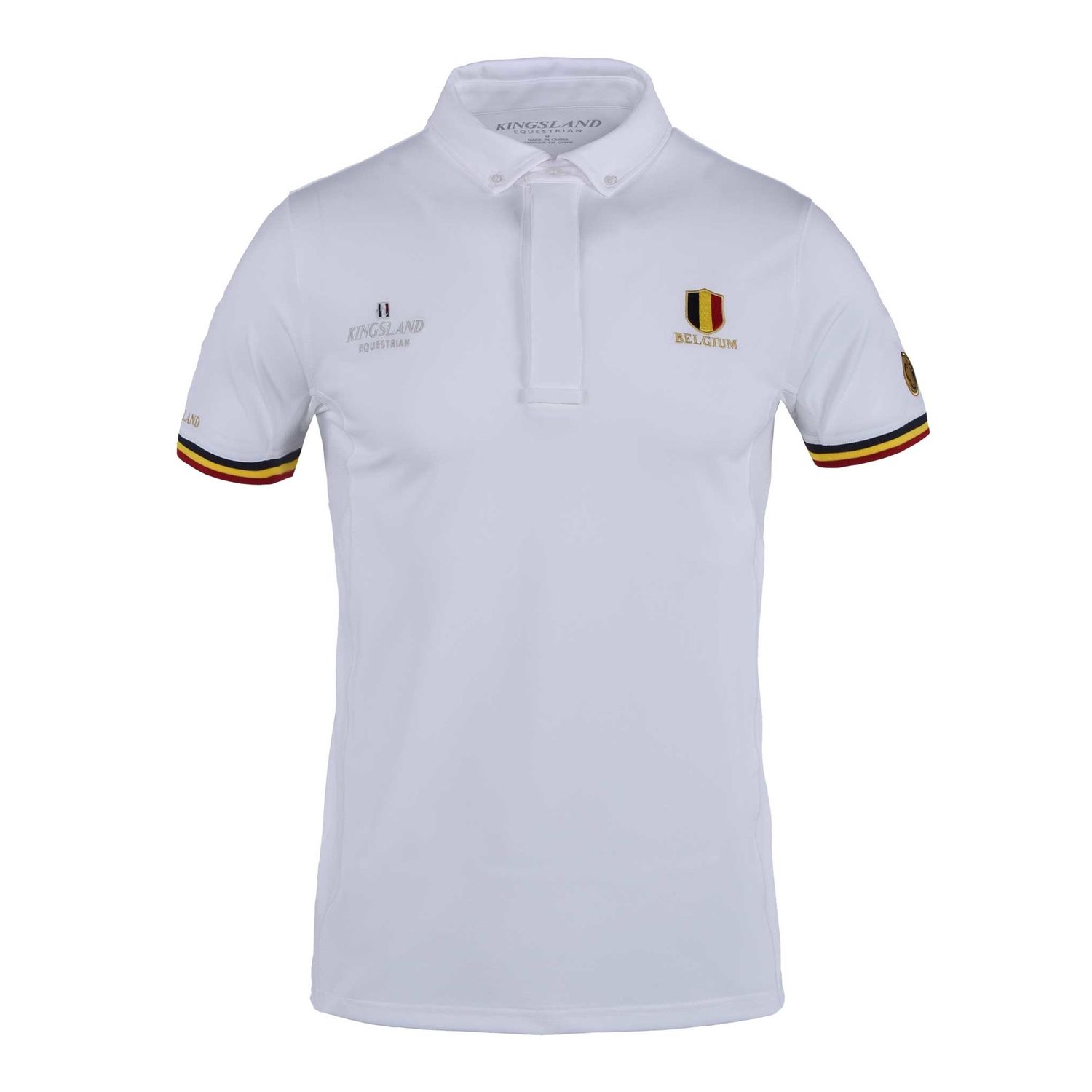 Kingsland Gistel Equibel Turniershirt für Herren, Color: White, Size: XXS