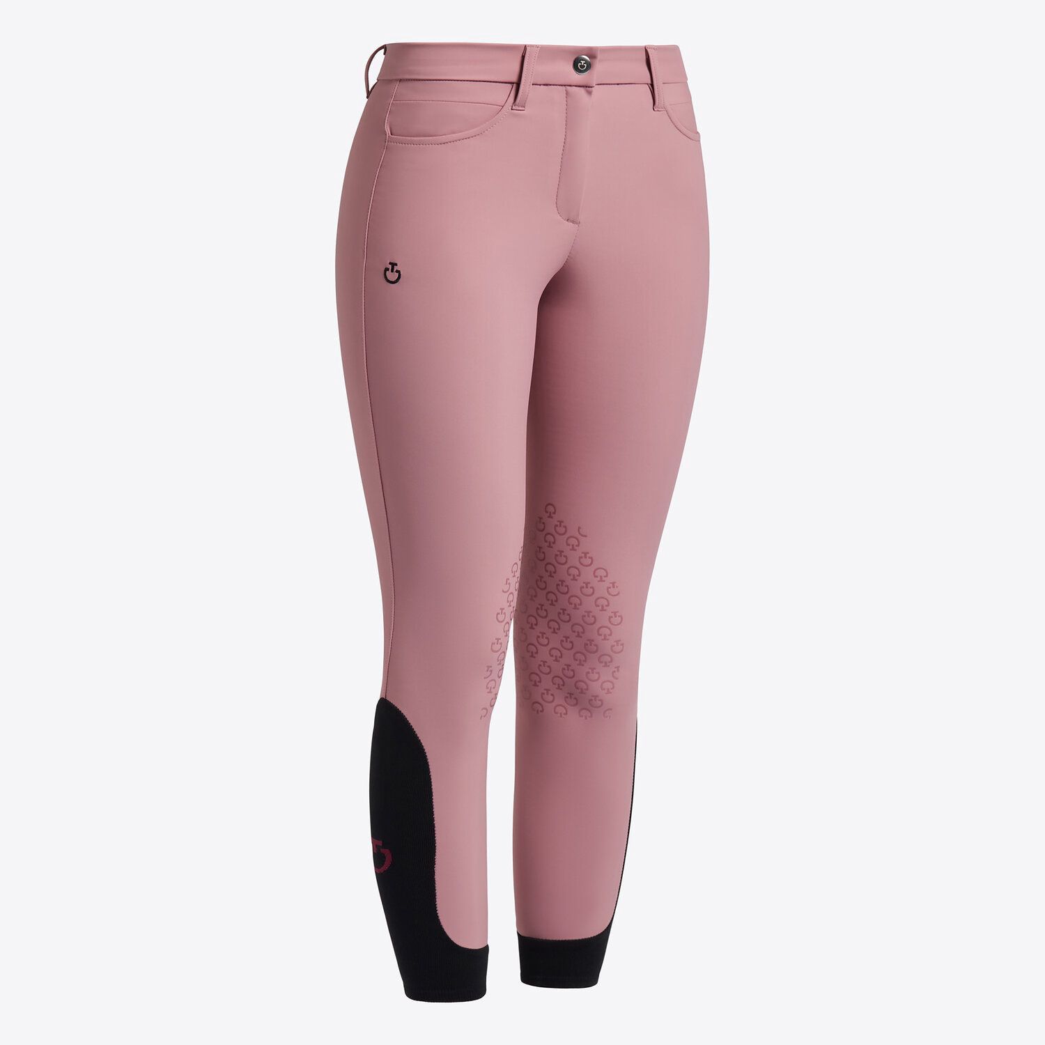 Cavalleria Toscana Jumping Breeches Knee Grip Girls FW24, Color: Dusty Rose, Size: 10