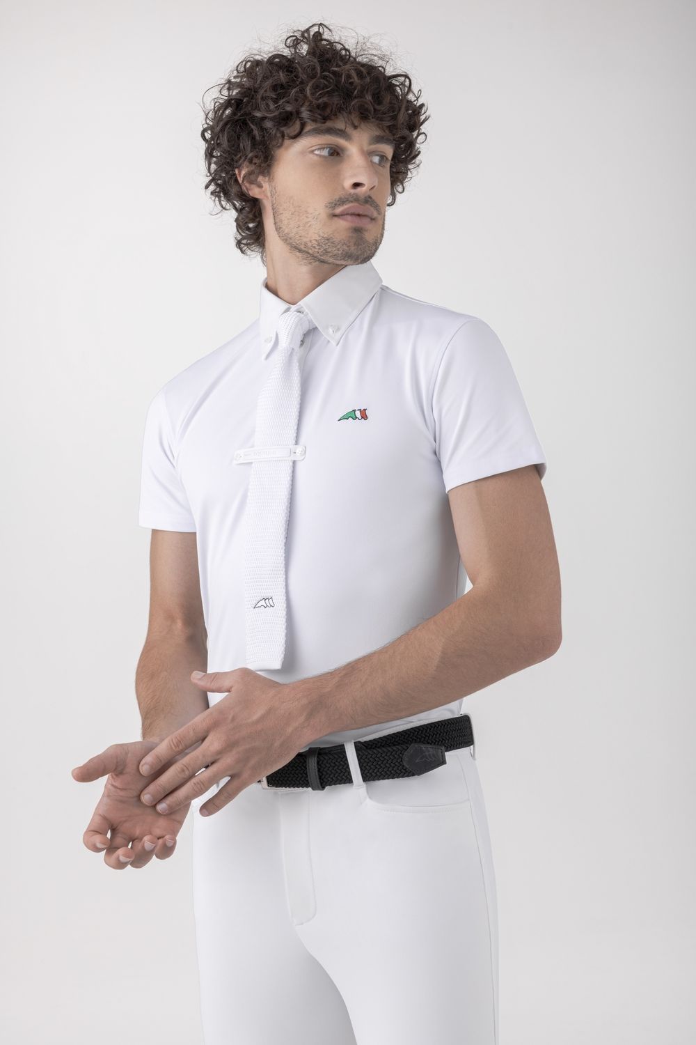 Equiline Men&#39;s Competition Polo S/S Fox
