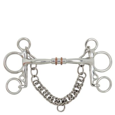 BR Unbroken Baby Pelham Bit Soft Contact - 12mm