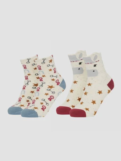 LeMieux Mini Character Socks, set of 2, Detail: Showpony, Size: 23-25.5