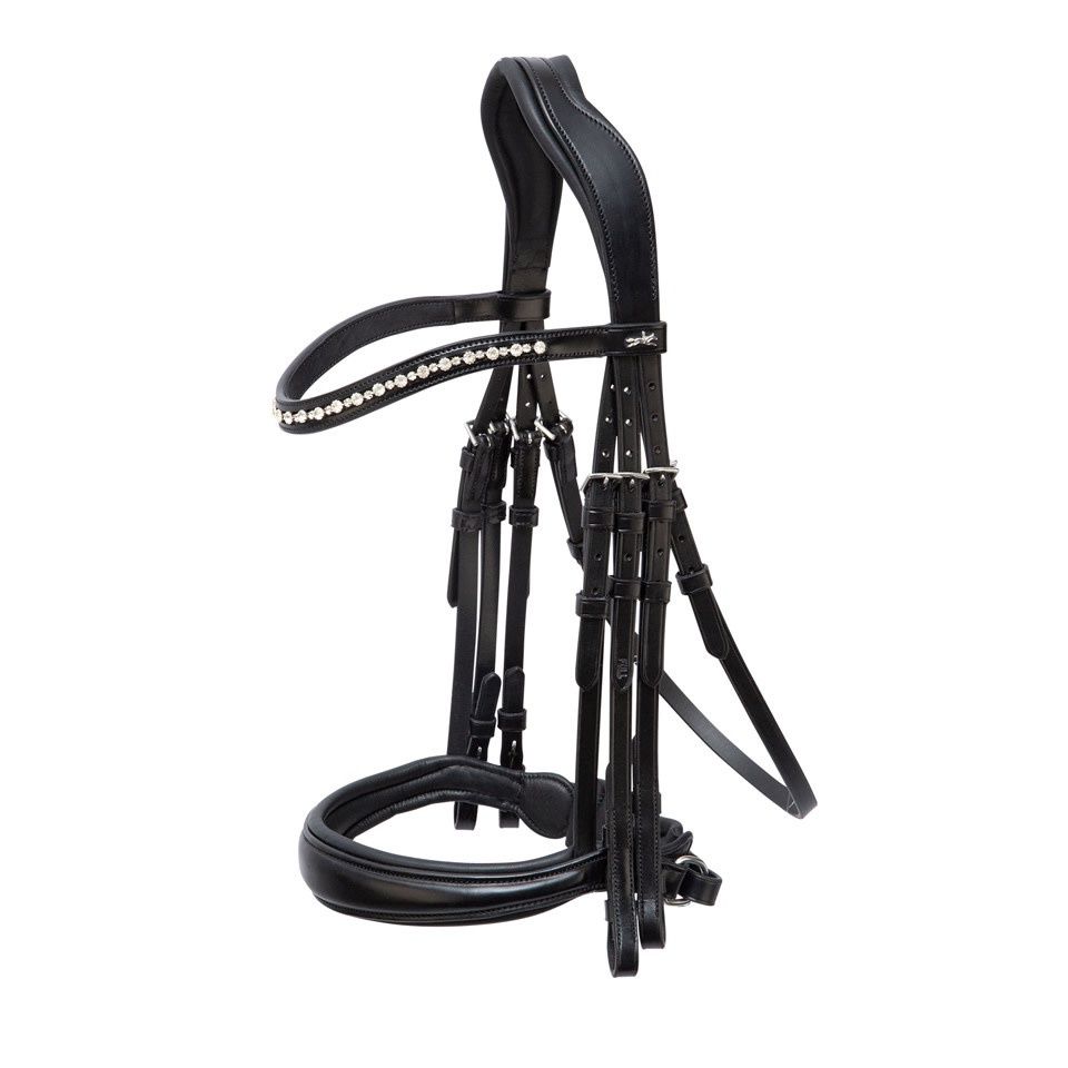 Schockemöhle Milton Bar &amp; Snaffle, Color: Black, Size: Full