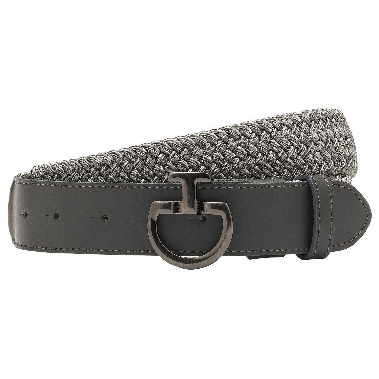 Cavalleria Toscana Elastic Belt Men, Color: Grey/Light Grey, Size: M
