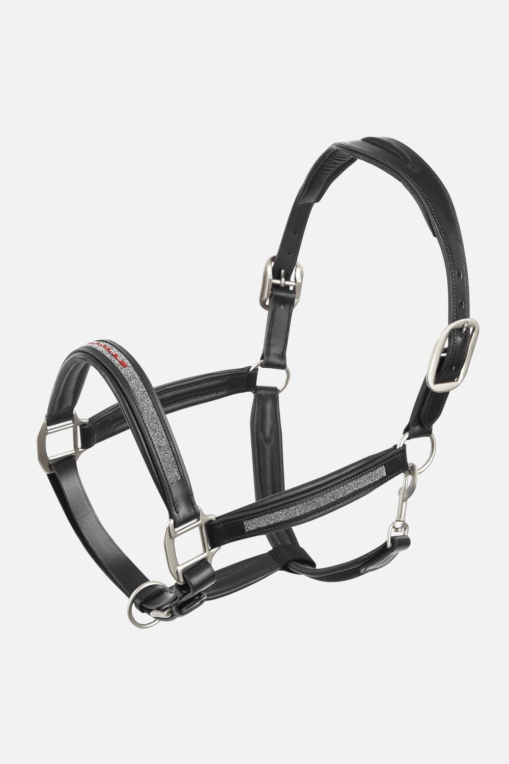 Animo Usher Strass Halter, Color: Black, Size: Cob