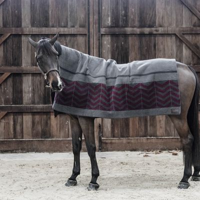 Kentucky Heavy Fleece Horse Blanket Square Fish -bone