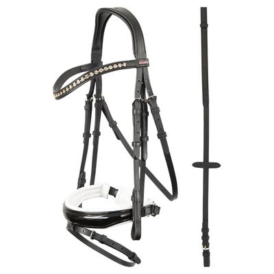 Premiere Bridle Brest With Lacque Non-Slip Reins