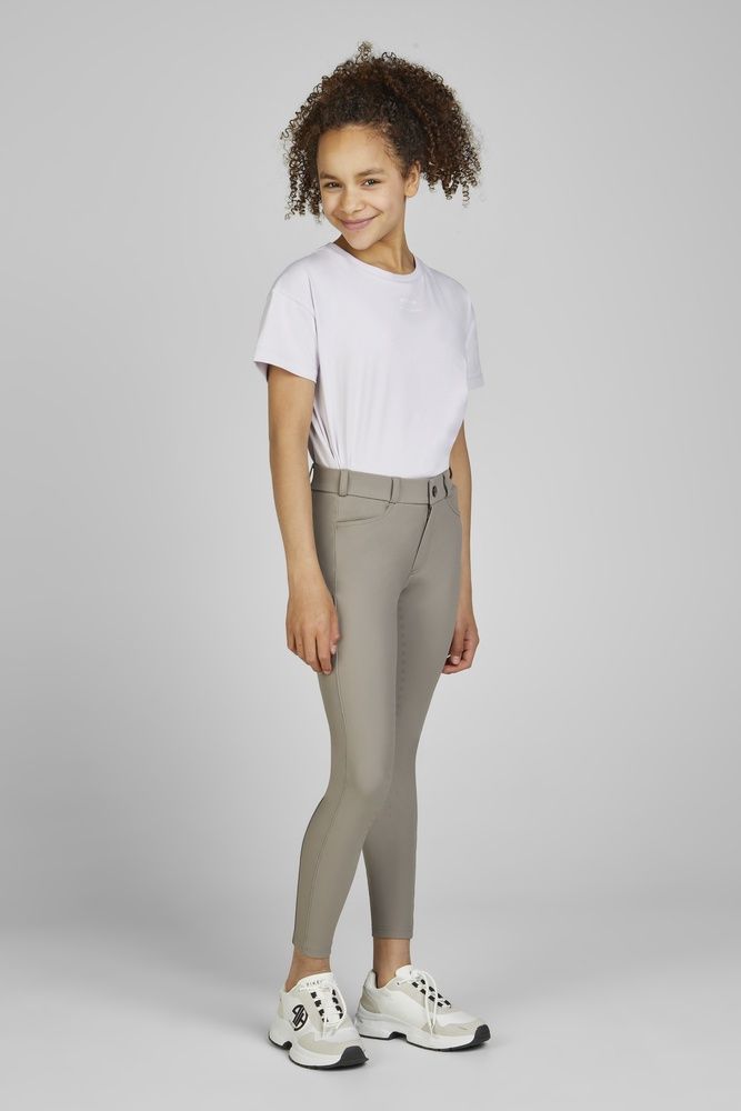Pikeur Braddy SD Midwaist Kids Breeches, Color: Sandstorm, Size: 152