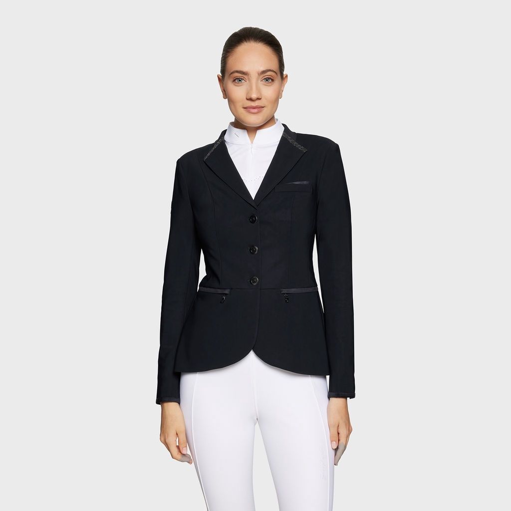 Samshield Victorine Crystal Fabric Jacket Permanent Collection, Color: Zwart, Size: M