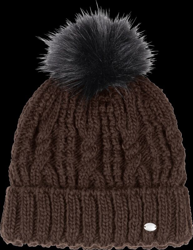 Pikeur Bobble Hat - Dark Coffee, Color: Dark Coffee