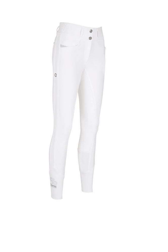 Pikeur Laure Breeches Women Leather seat, Color: White, Size: XS