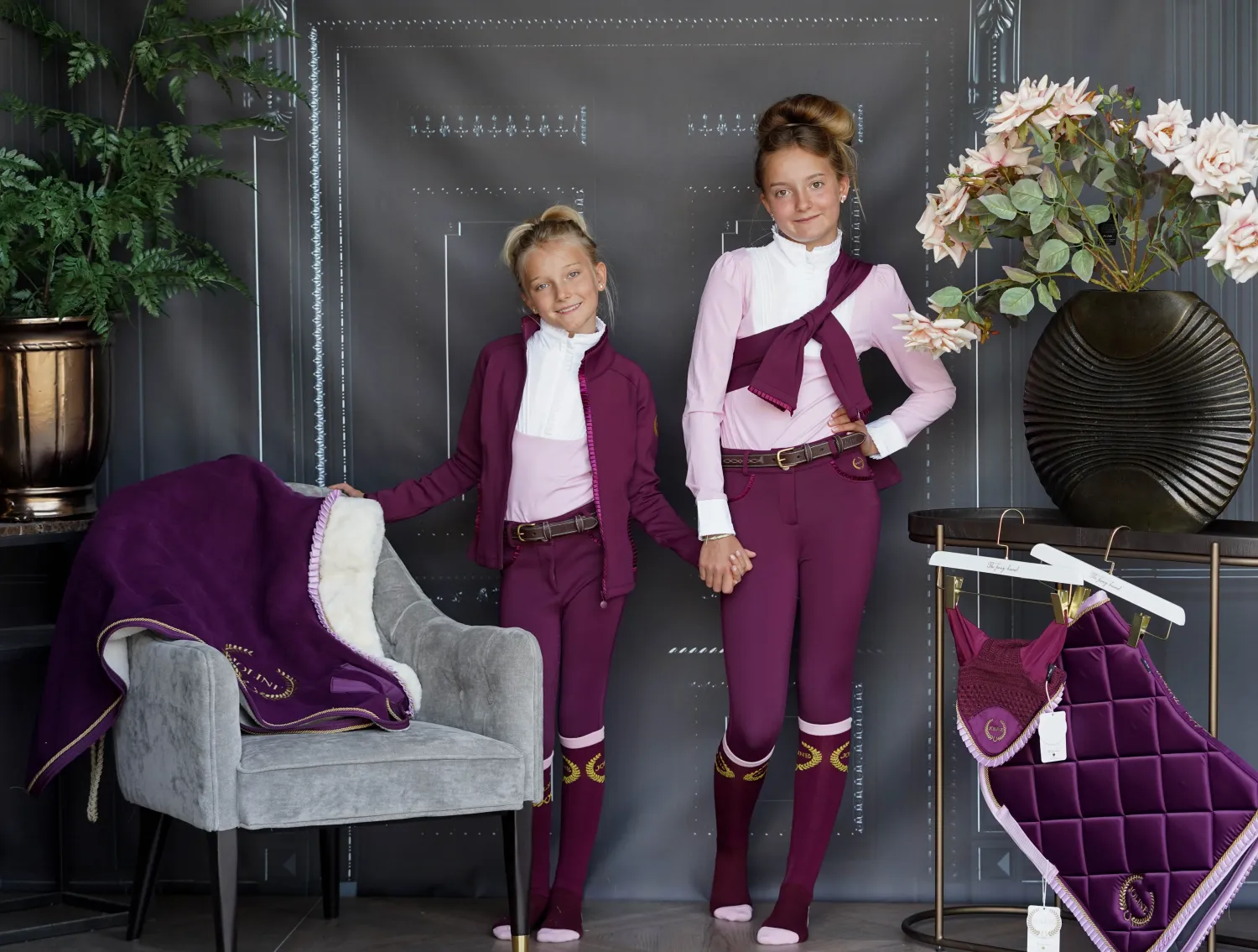 Joline Rijbroek Girls Burgundy