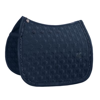Eskadron Saddle Pad Highgloss Chain Jewel Platinum 24