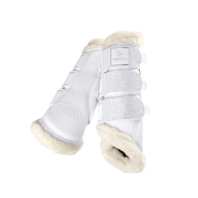 Tendon Boots Mesh Evo-Wool Platinum Pure 23, Color: White, Size: L