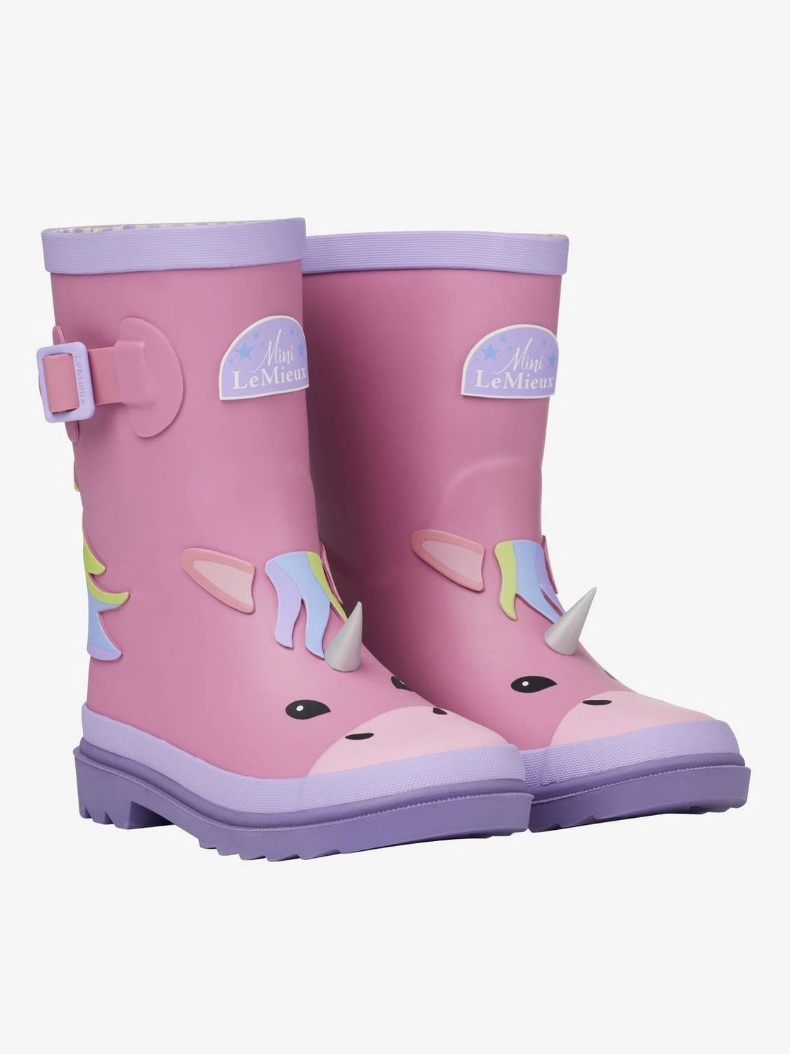 LeMieux Puddle Pals Kids Welly Unicorn Rain Boots, Size: 9 (EU26.5)