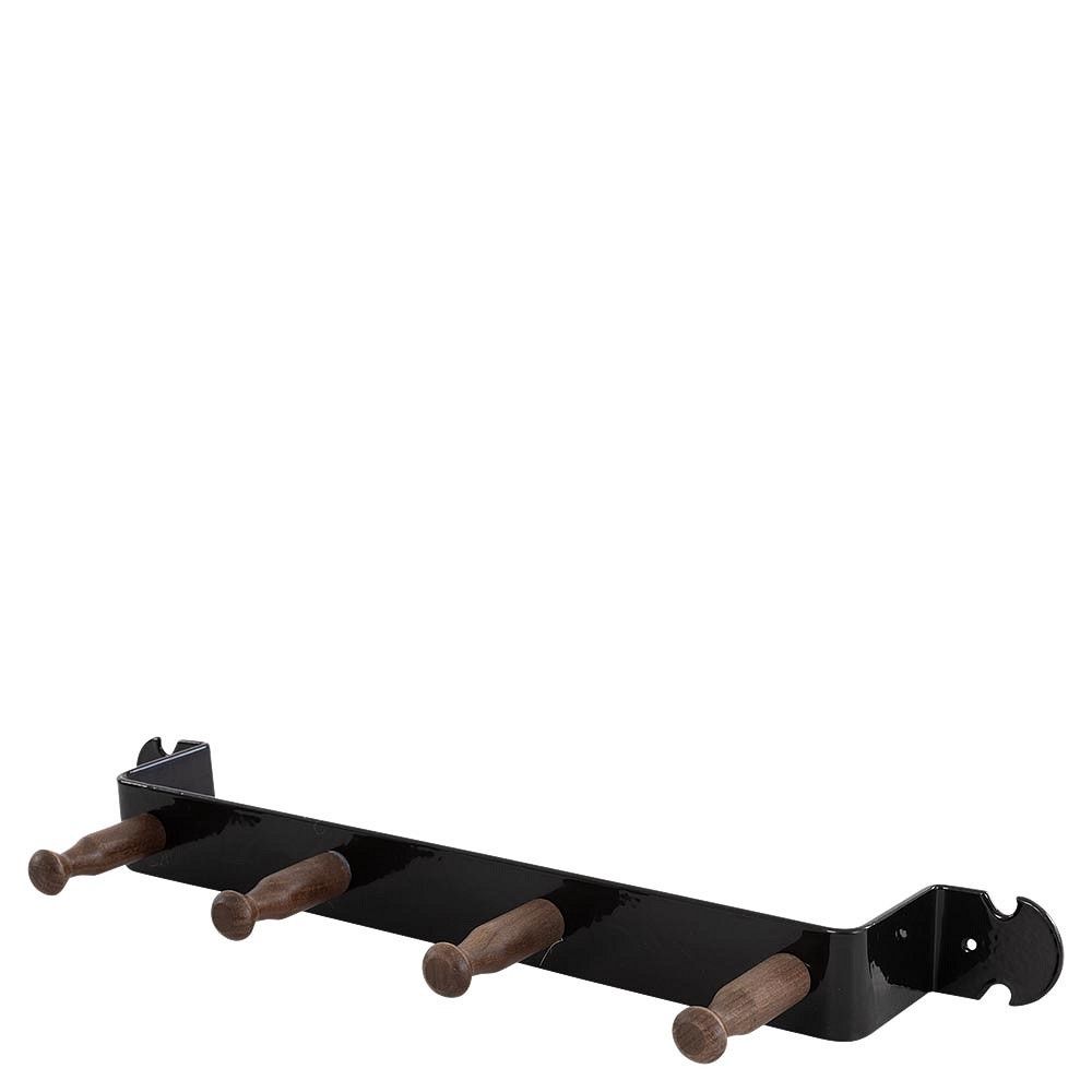 Stubbs Retro coat rack Shelfie, Color: Black