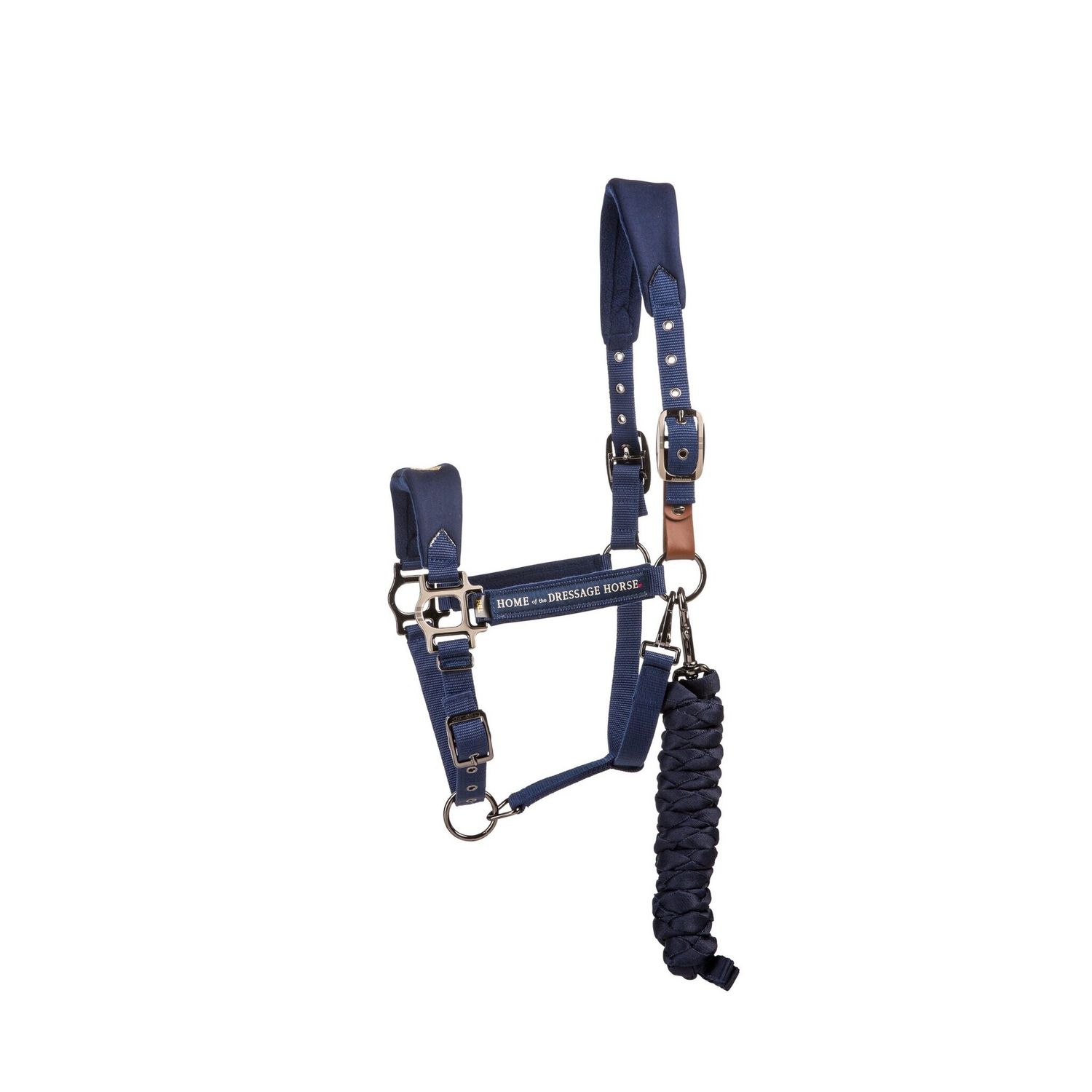 Lami-Cell Halter Set AH Gold, Color: Navy, Size: Cob