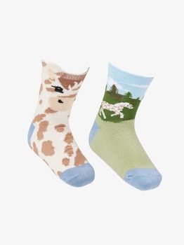 LeMieux Socks Mini Character 2 pack Montana