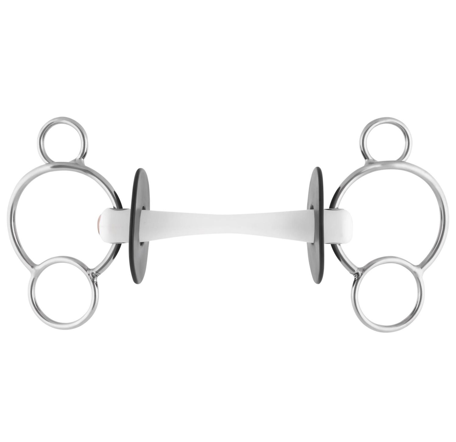 Nathe 3-Ring bit with flexible Mullen Mouth, Size: 14cm, Dikte: 20mm