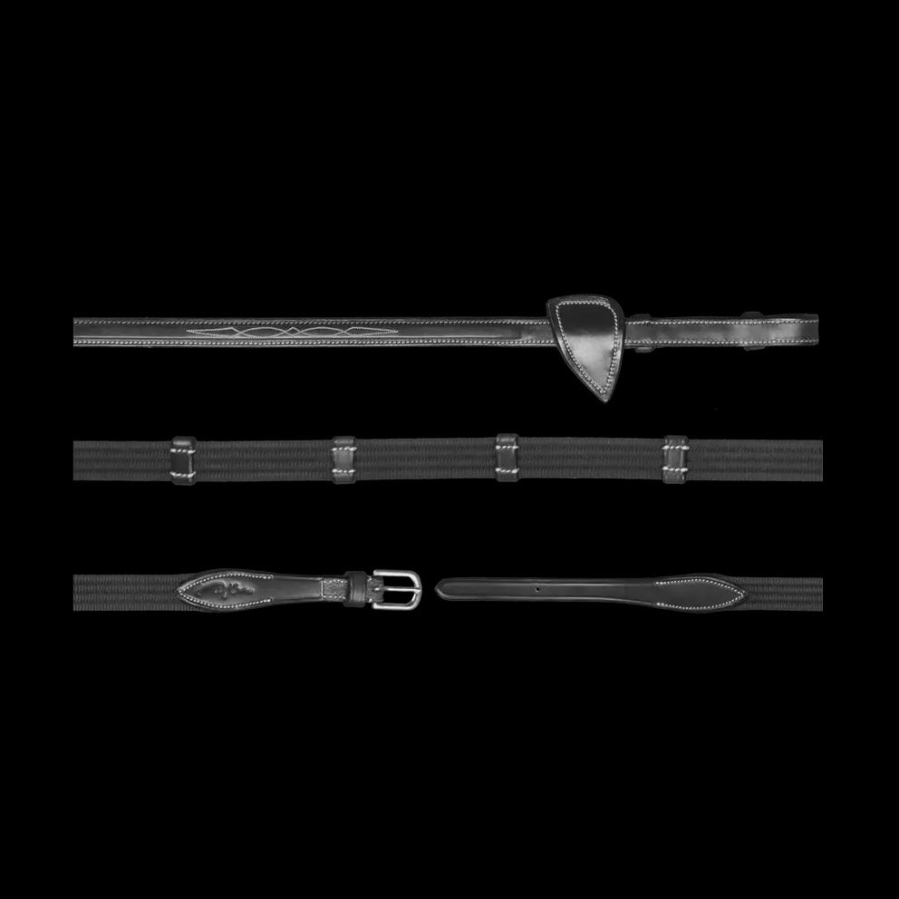 Dy&#39;on 5/8 (16mm) Web With 9 Loops Hunter Collection, Color: Black, Size: Pony