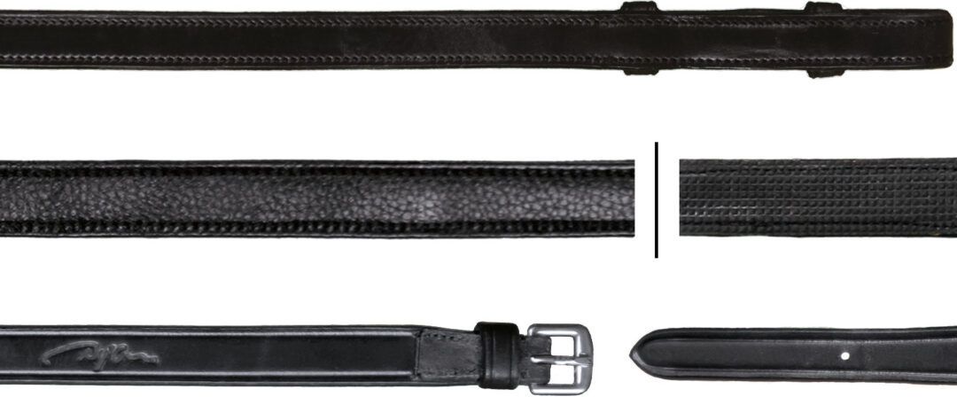 Dy&#39;on 5/8 Hunter Reins, Color: Black, Size: Full