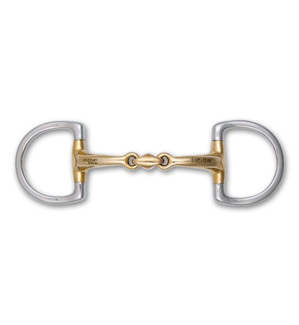 Stübben Anatomic D-Ring Sweet Copper Mouth, Dikte: 16mm, Size: 12.5cm