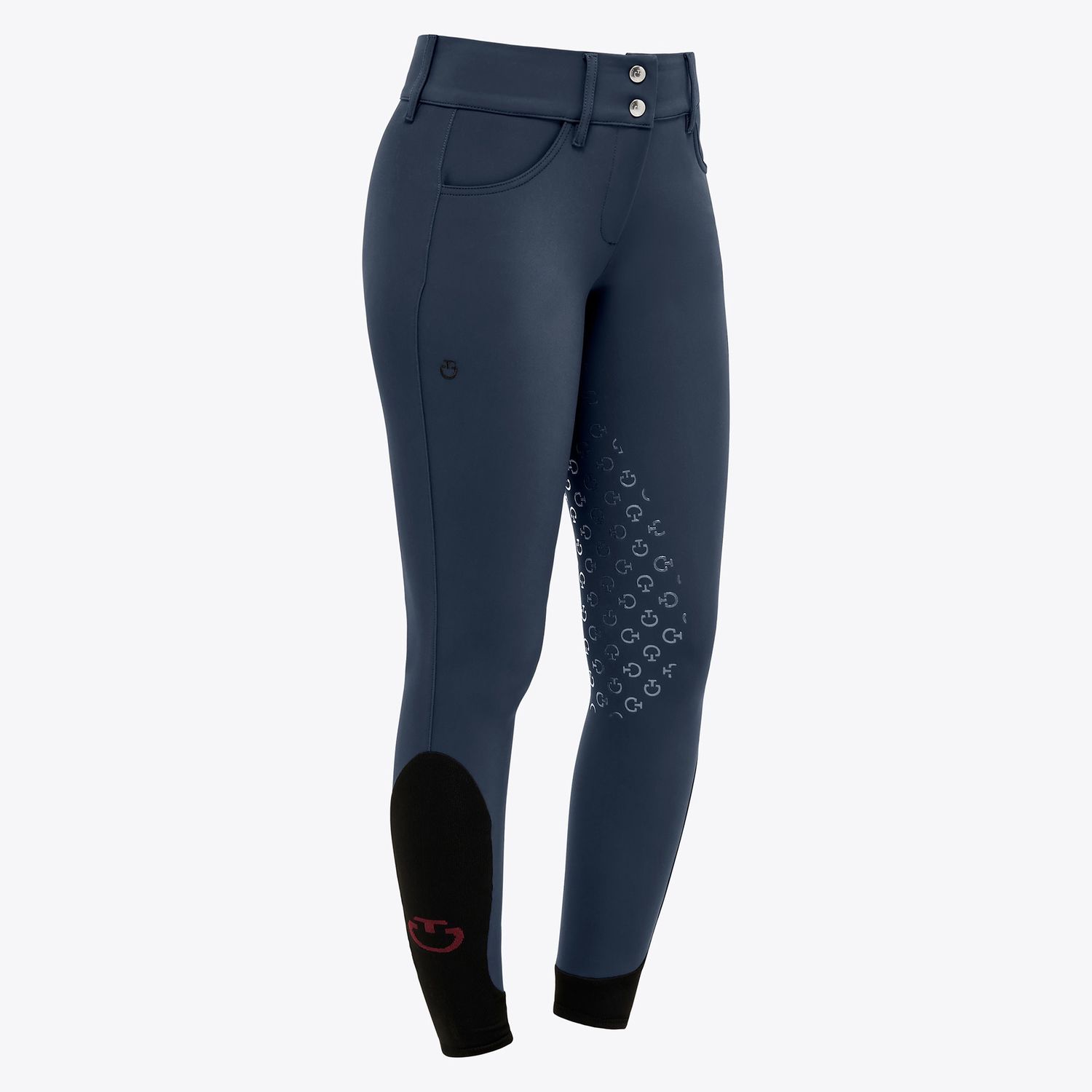 Cavalleria Toscana American Full Grip Women&#39;s Riding Breeches 23, Color: Atlantic Blue, Size: XS