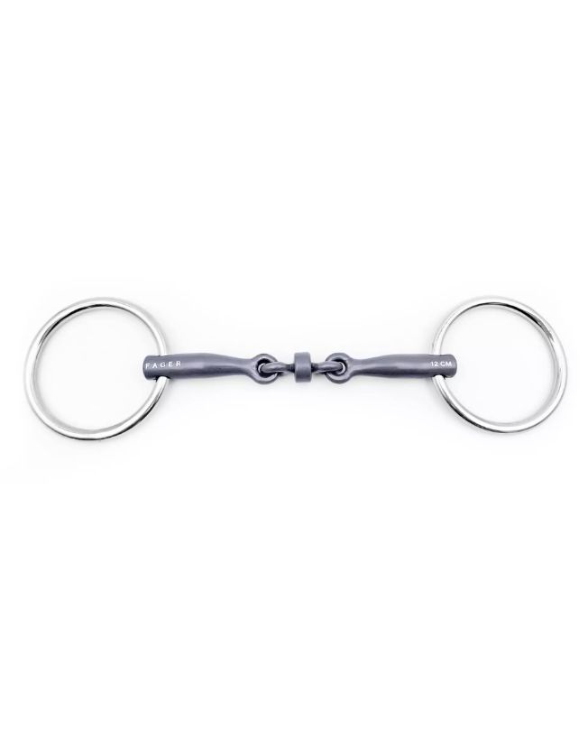 Fager Alice Titan Trense Trense, Detail: Losse ringen, Size: 13cm