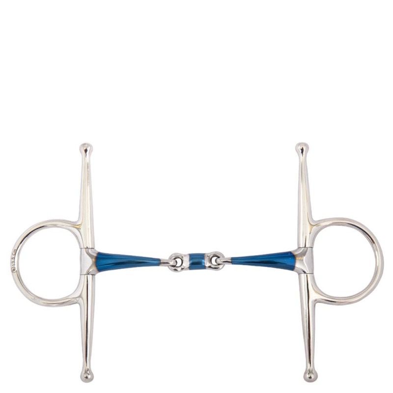 BR Double broken snaffle Sweet Iron, Dikte: 14mm, Size: 12.5cm