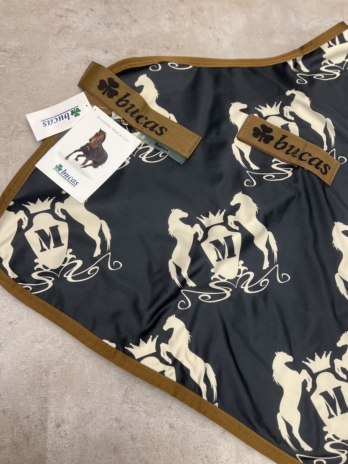Bucas Printed Sweat and Transport Blanket Maddelin, Size: 125/175/5.9