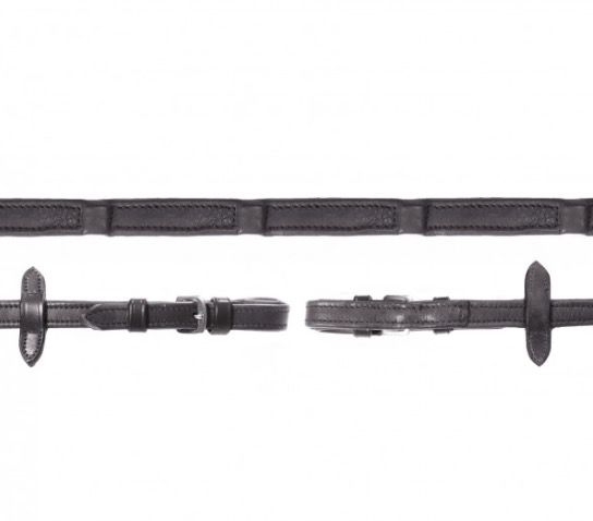 Schockemöhle Durasoft Reins Grip, Color: Black, Size: Full