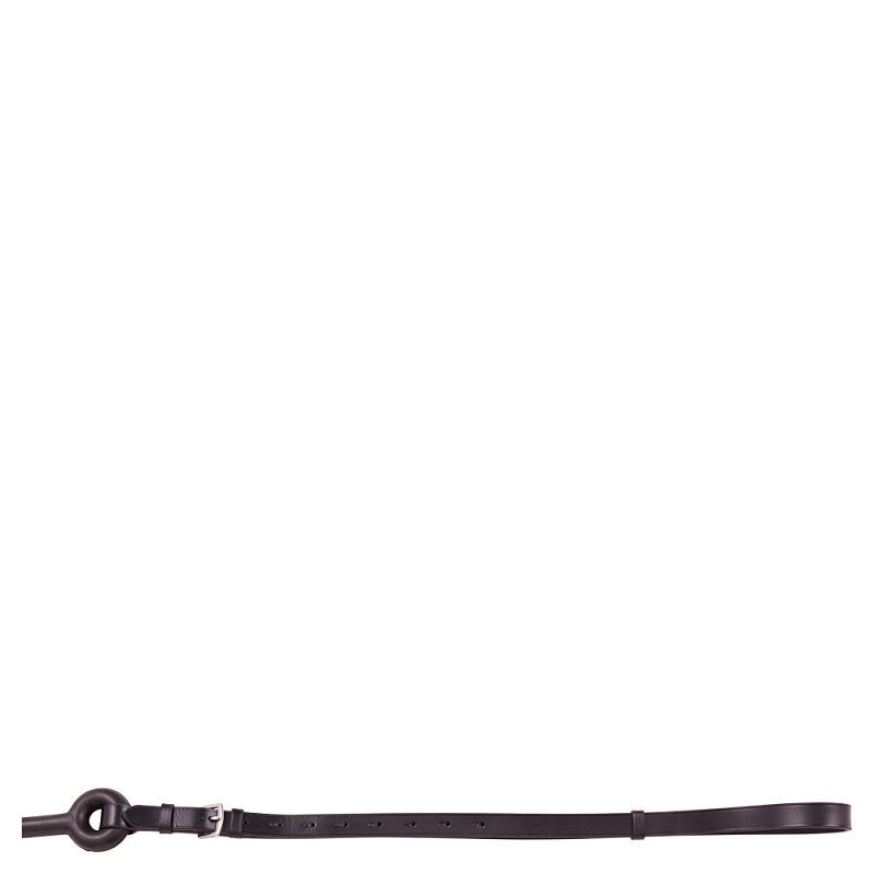 Premiere side reins with long rubbers, Color: Black, Size: Full
