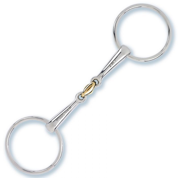Stübben 2-in-1 Loose Rings Snaffle Double Broken