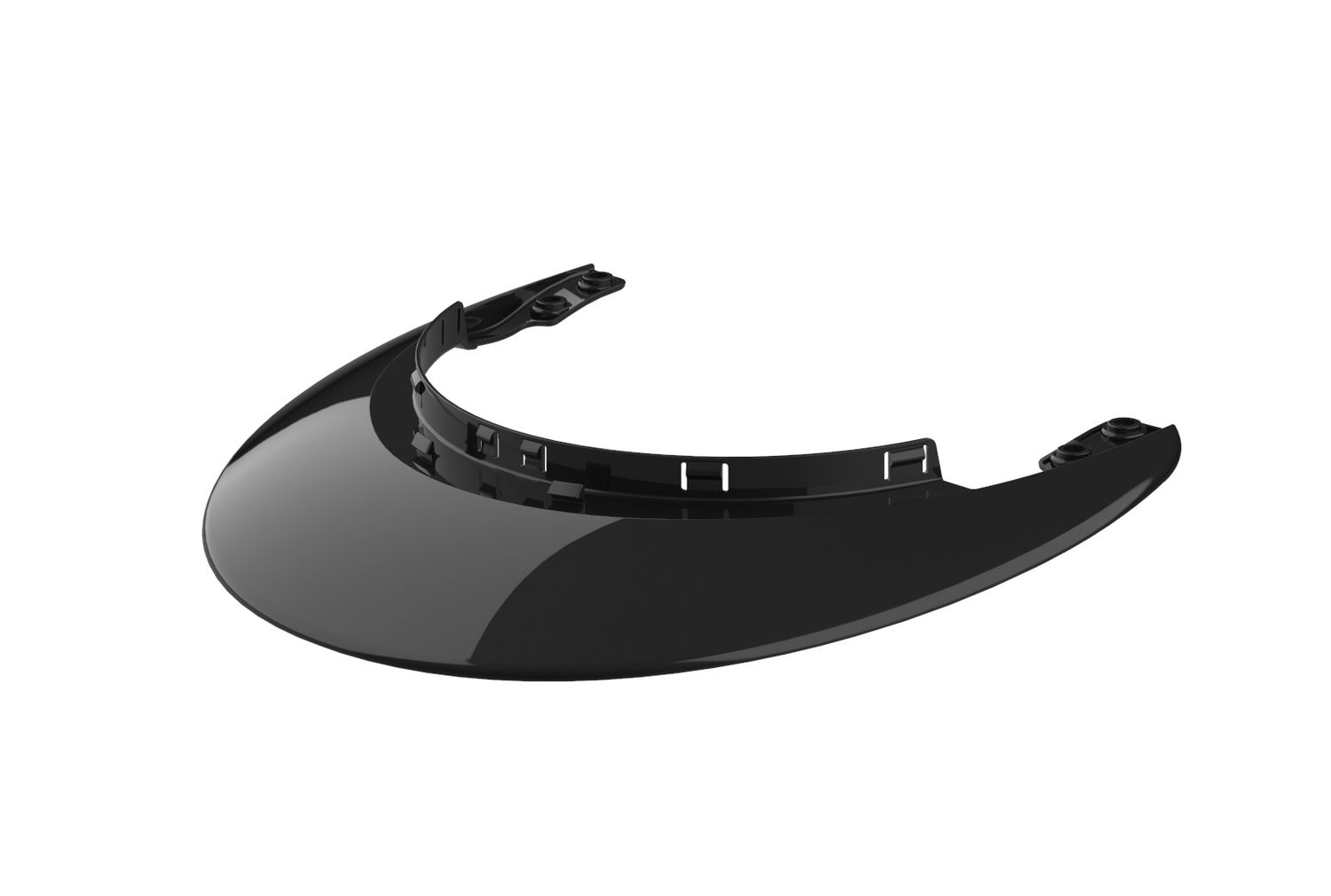 Kep Italia Polo Visor Polish Black