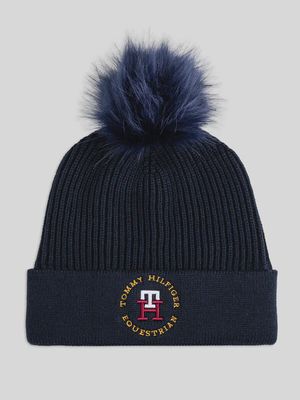 Tommy Hilfiger Reitsport Vancouver Pom Pom Mütze