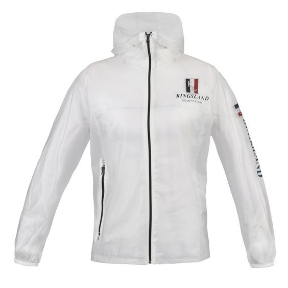 Kingsland Classic Transparent Unisex Raincoat, Color: Transparent, Size: XXXS