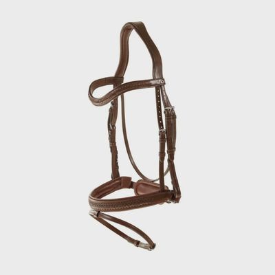 Dy&#39;on Plaited Flash Noseband Bridle with Pull back