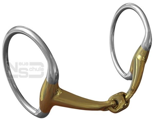 Neue Schule Tranz Angled Lozenge Eggbutt, Detail: 16mm, Ringen: 70mm, Size: 140mm