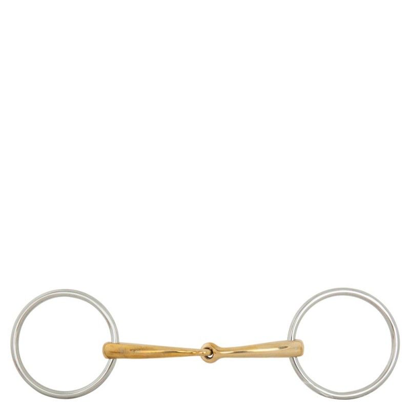 BR Single Broken Water Snaffle Soft Contact