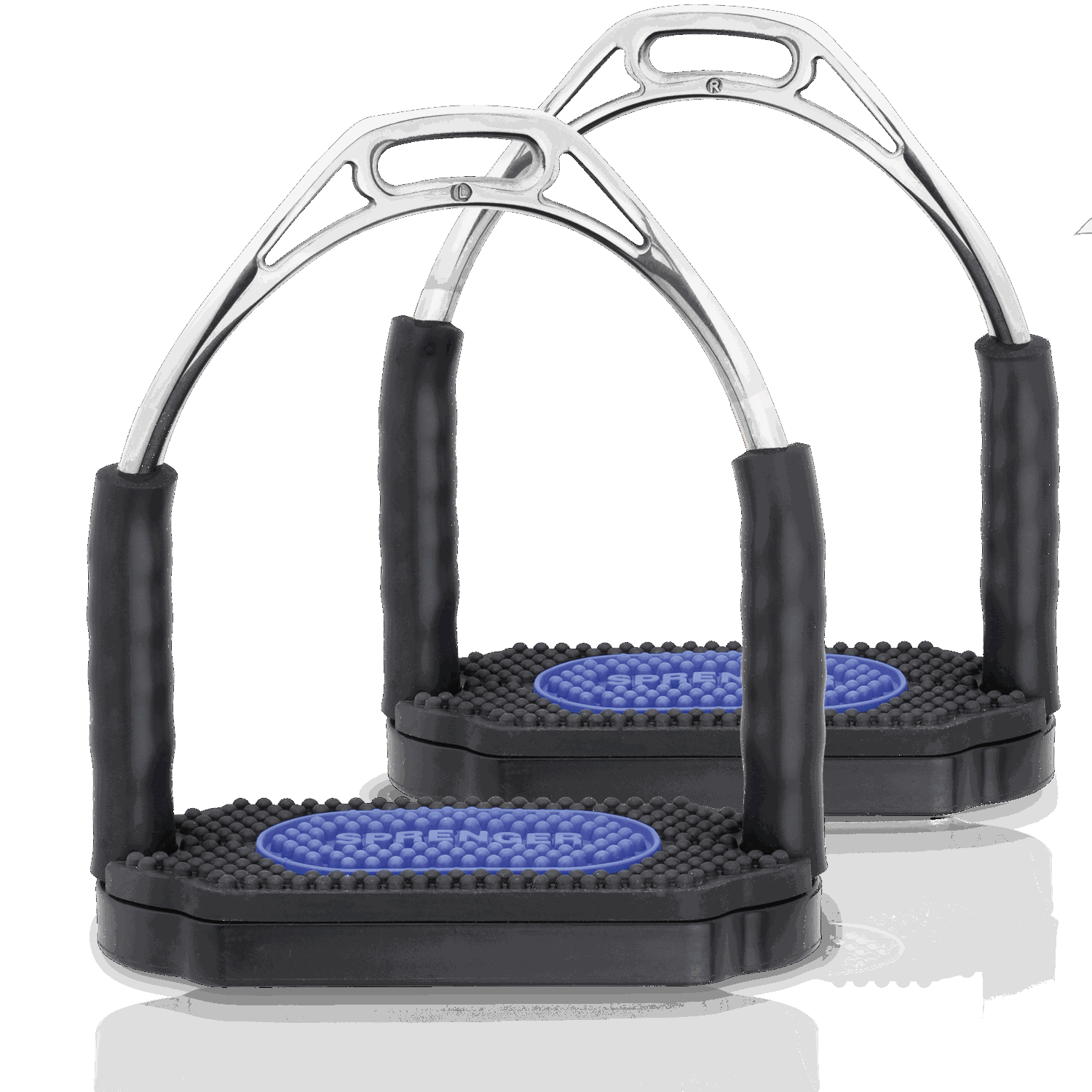 Sprenger Bow Balance Stirrups - Stainless steel Stainless steel 130mm