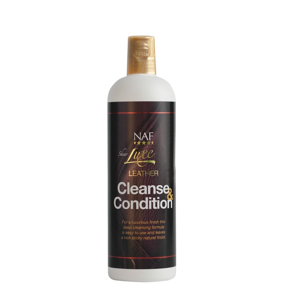 NAF Sheer Luxe Leather Cleanse &amp; Condition, Size: 500ml