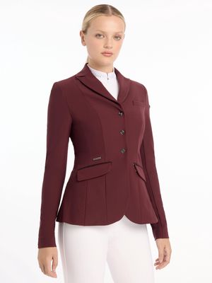 Dynamiqué Competition Jacket Ladies, Color: Burgundy, Size: S